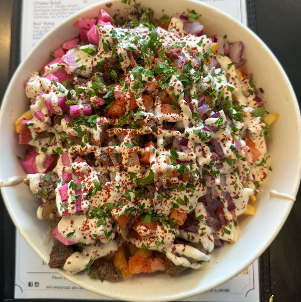 Beef Shawarma Fries Platter
