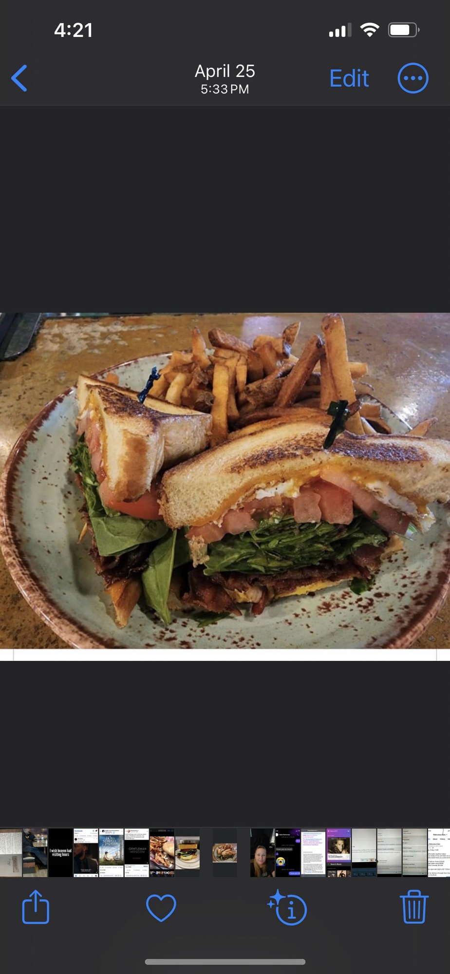 Ridiculous BELT served with Ridiculous sauce