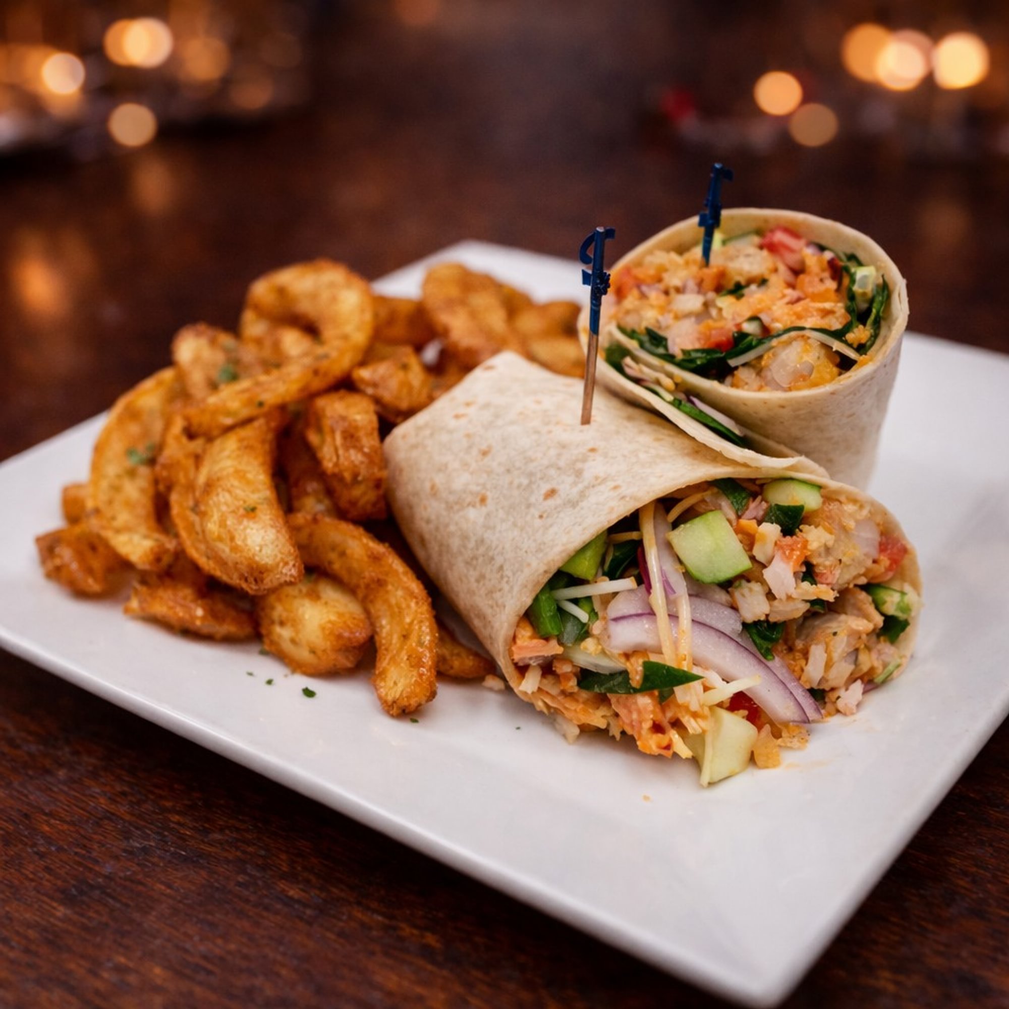 Crispy Shrimp Wrap