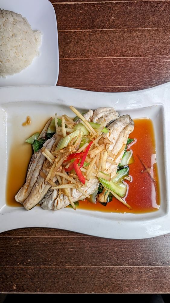 Steamed Gingered Fish