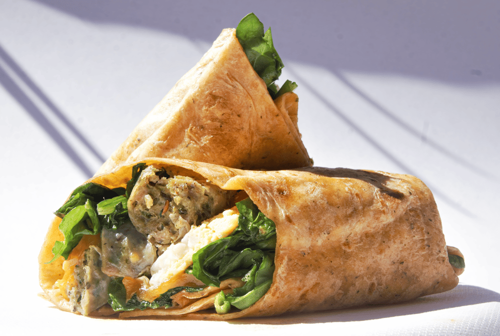 Spicy Sausage Egg Wrap