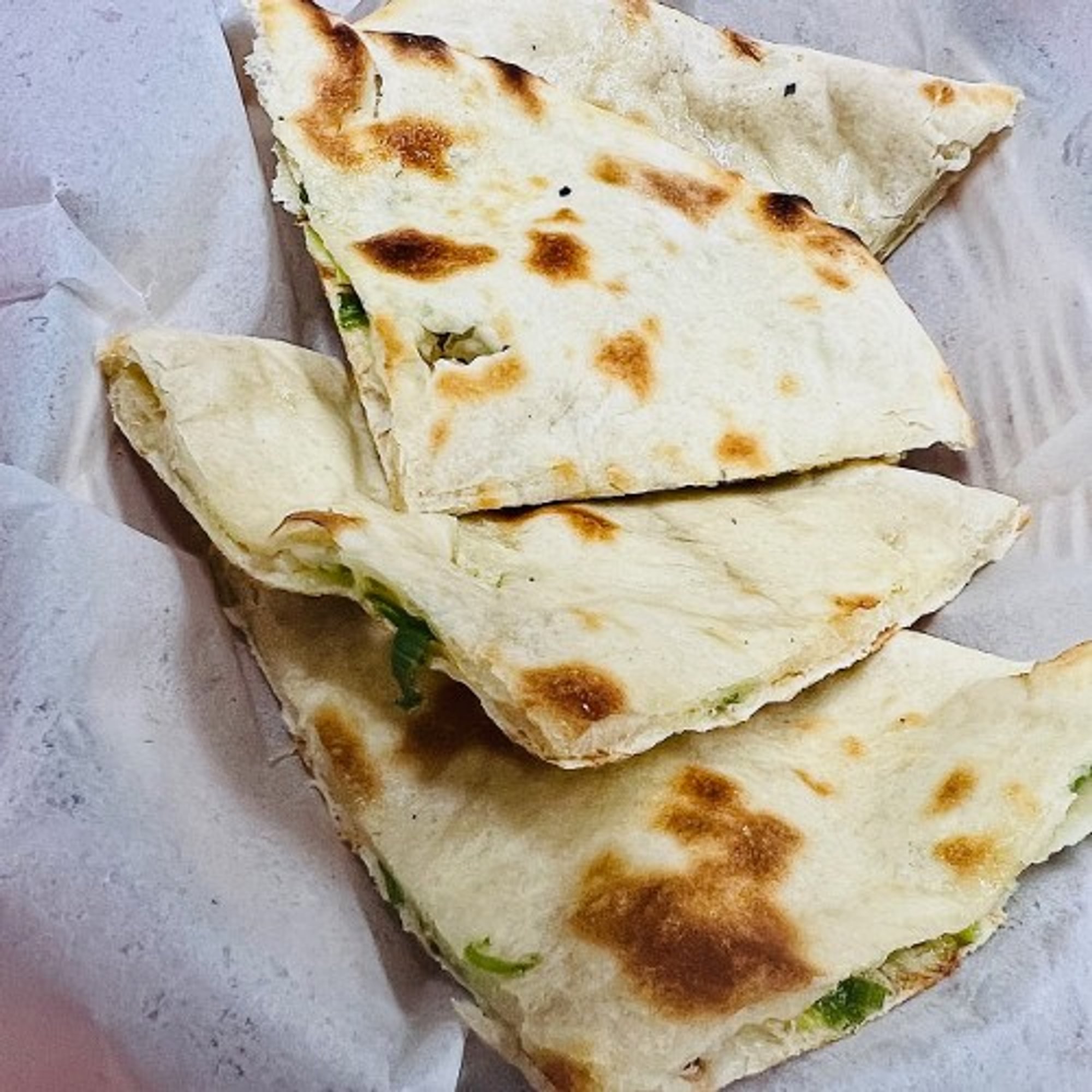 Green Onion Naan