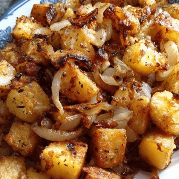 Fried Potatoes & Sweet Onions
