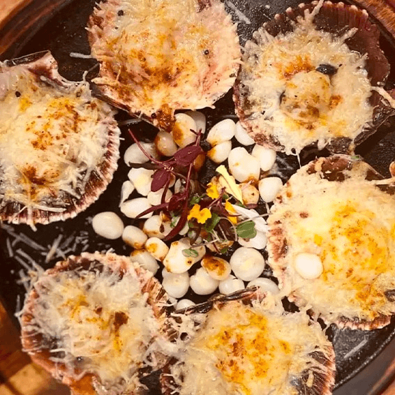 Conchas a la Parmesana