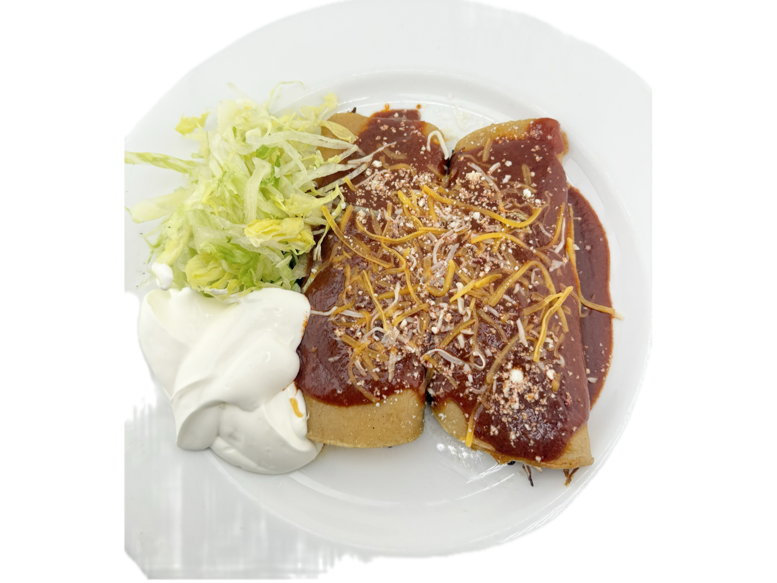 Two Beef Enchiladas