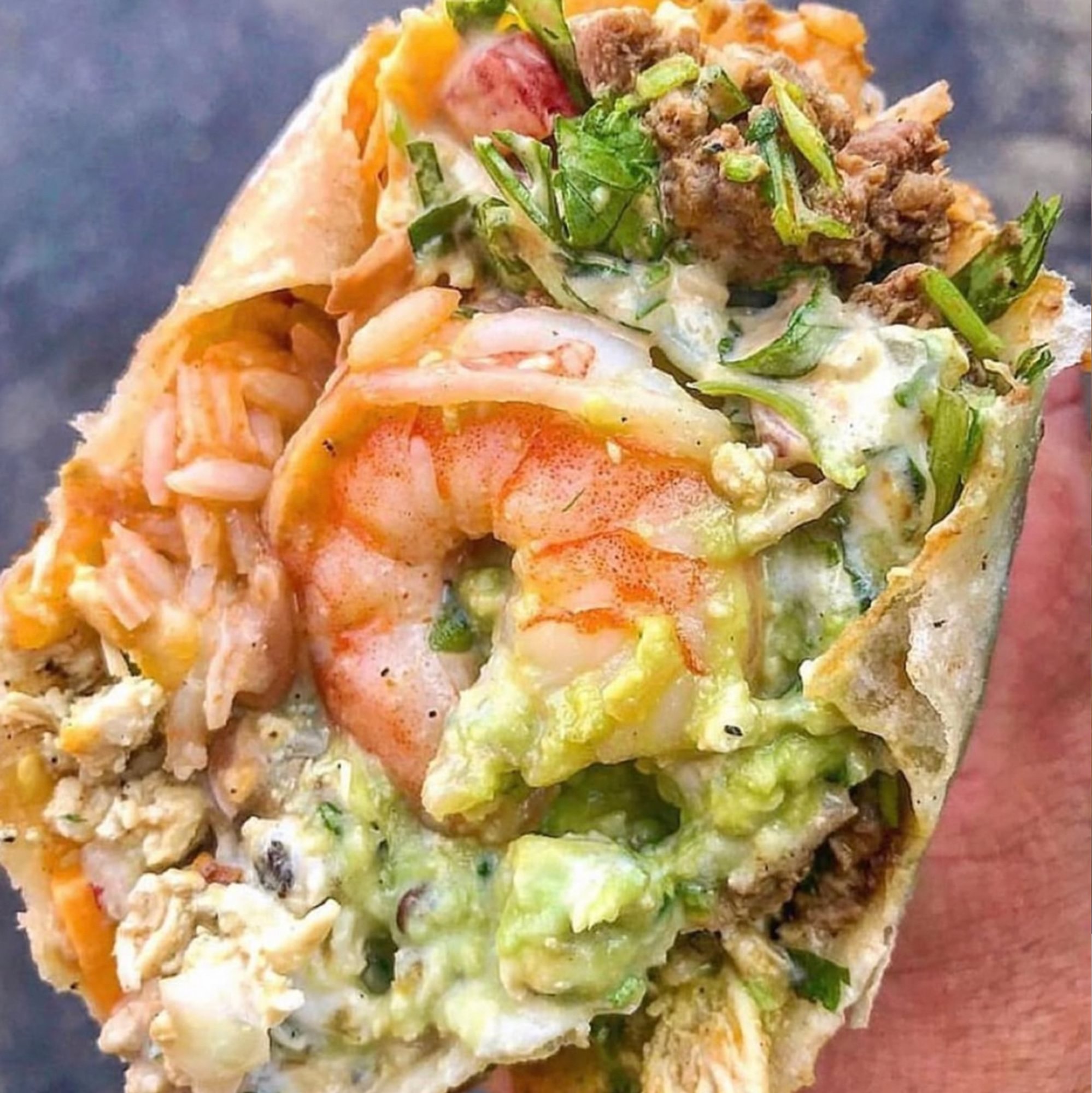 Shrimp Burrito