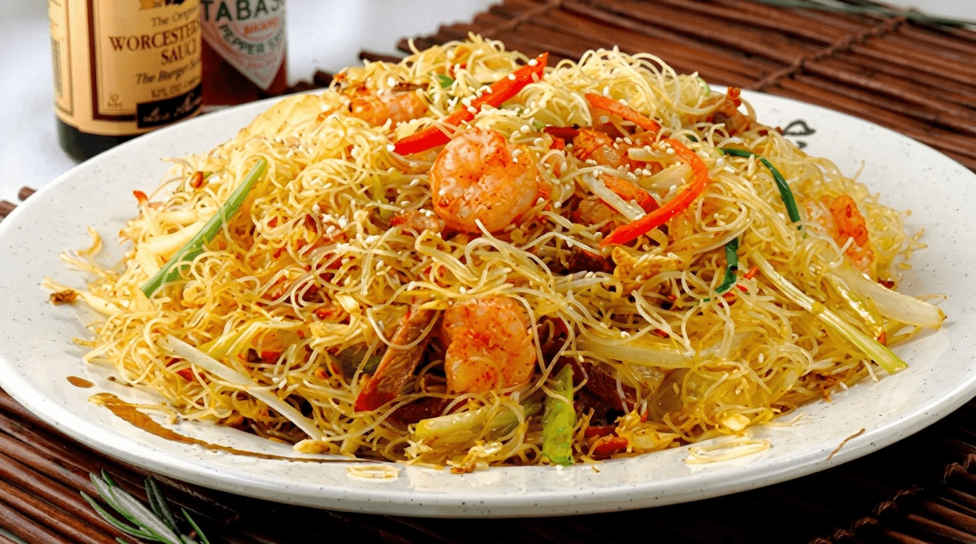 Singapore Style Rice Noodles