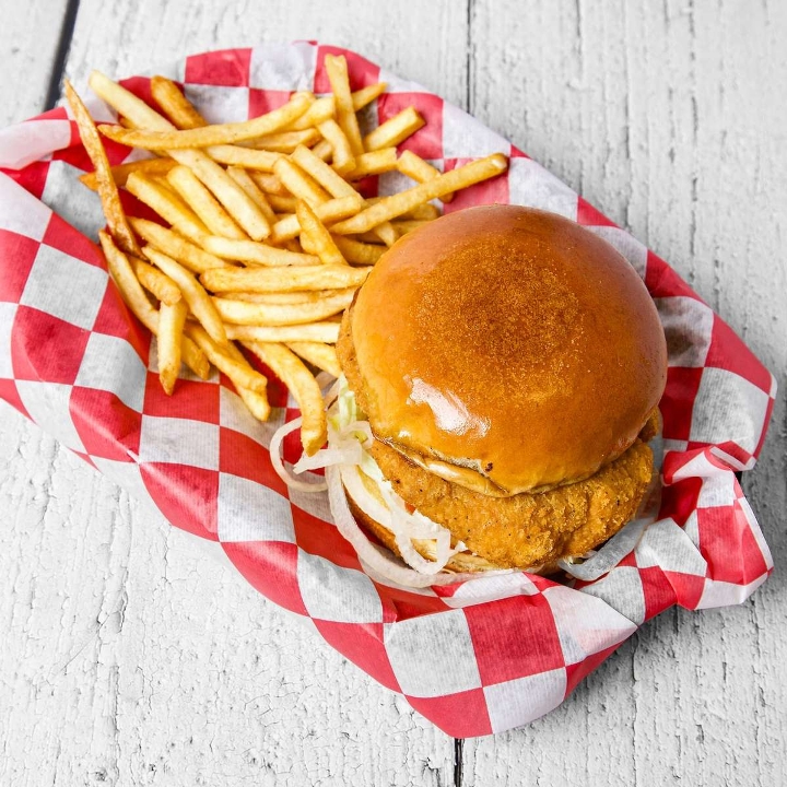 BBQ Chicken Smash Sandwich