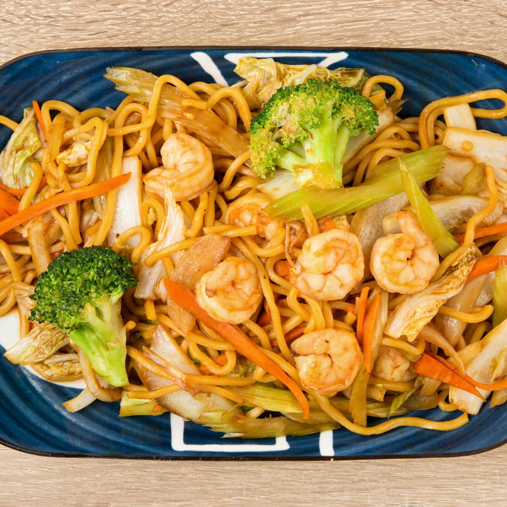 Shrimp Pan-Fried Lo Mein Noodle