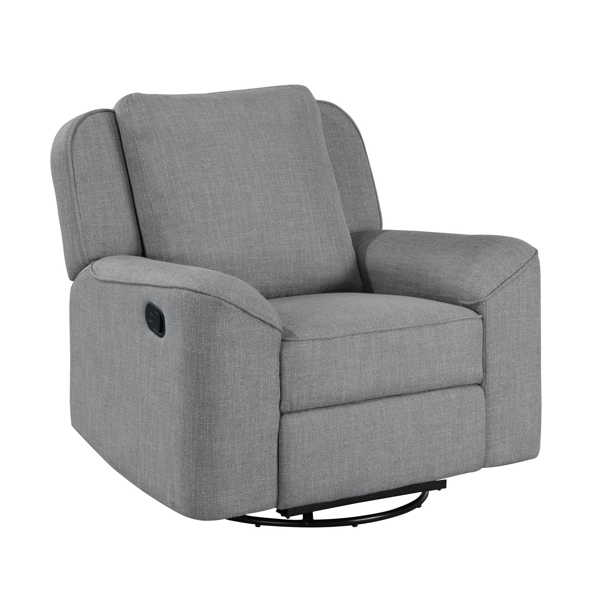Destiny Glider Swivel Recliner - Gray