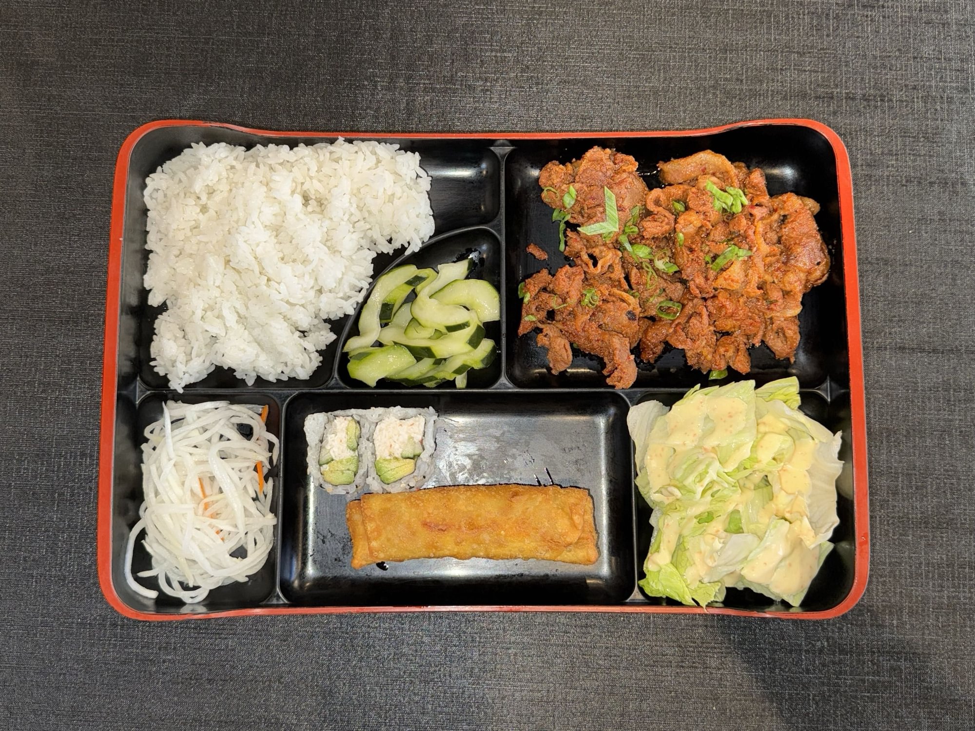 Spicy Pork Bulgogi Bento