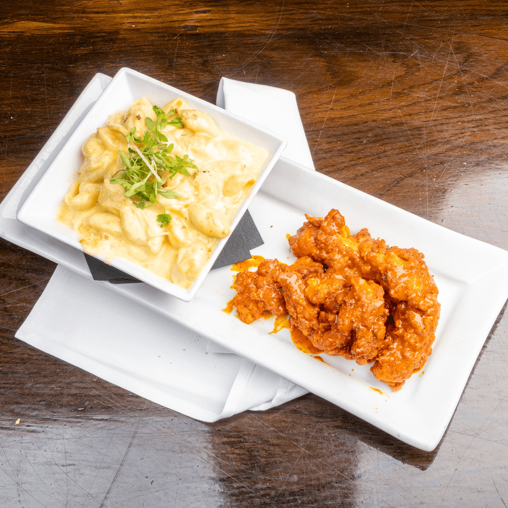 Buffalo Chicken Tenders & House Mac