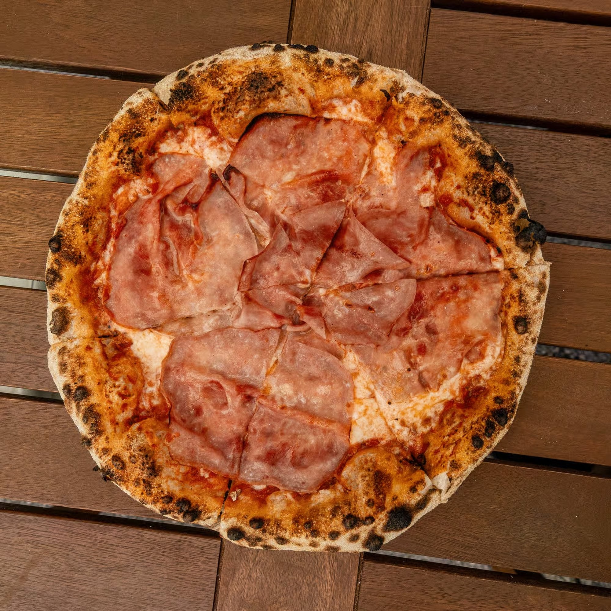Ham pizza