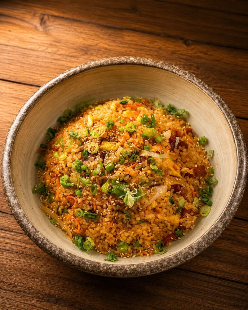 Spam & Kimchi Fried Rice