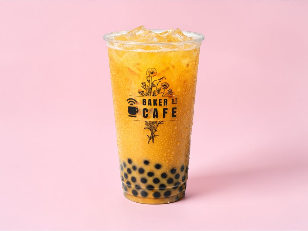Peach Passion Fruit Boba