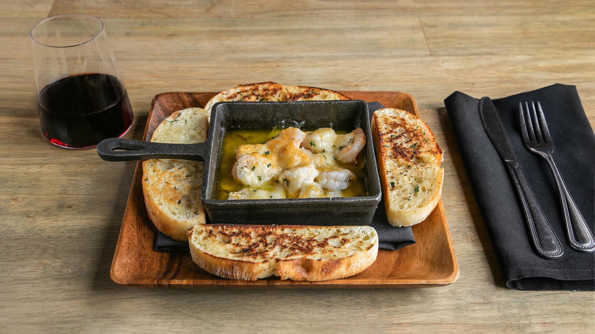 Wood-Fired Shrimp Bake