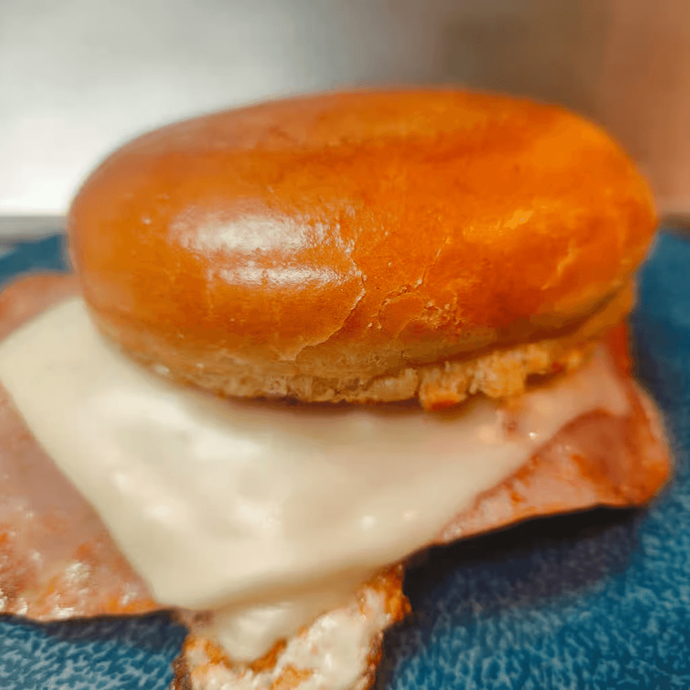 Ham, Eggs and Cheese Sandwich
