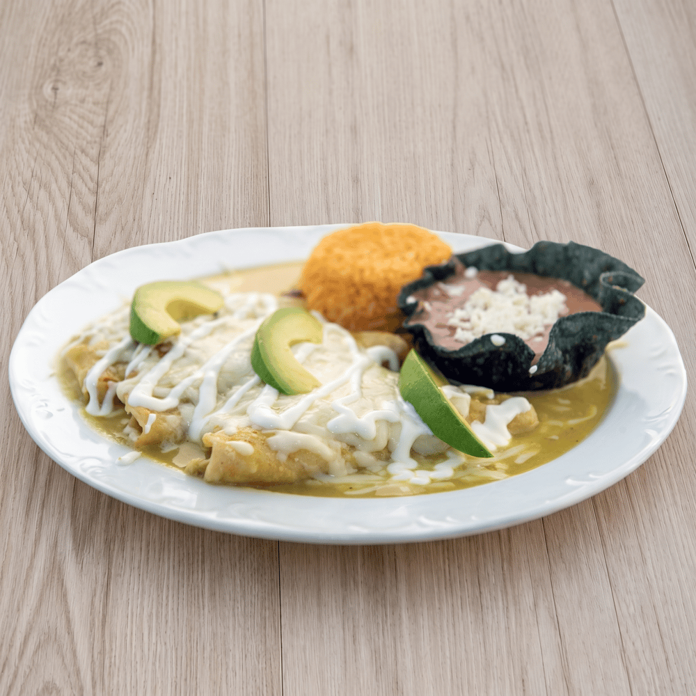 Enchiladas Suizas Plate