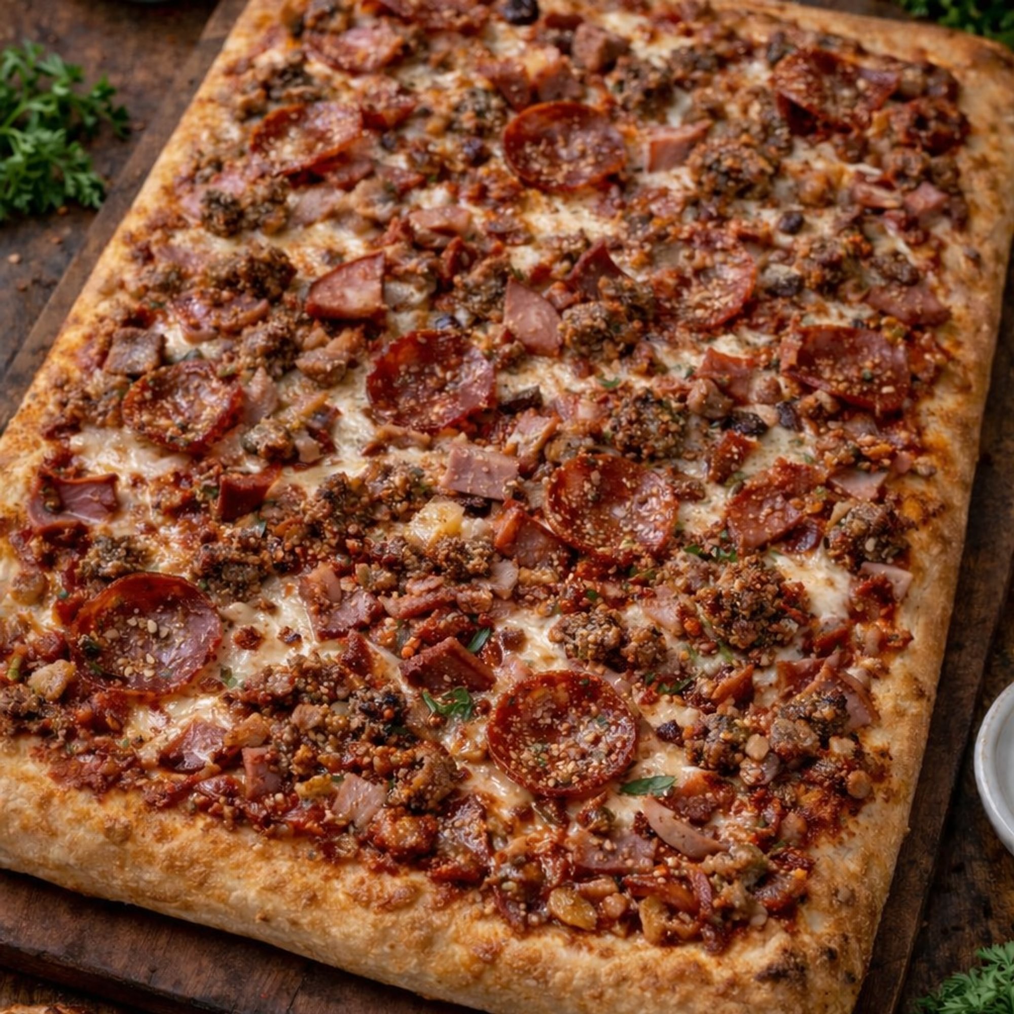 Sicilian Meat-Lovers Pizza