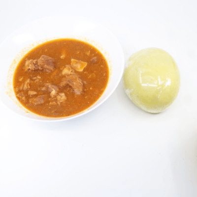 Light Pepper Soup & Swallow Large