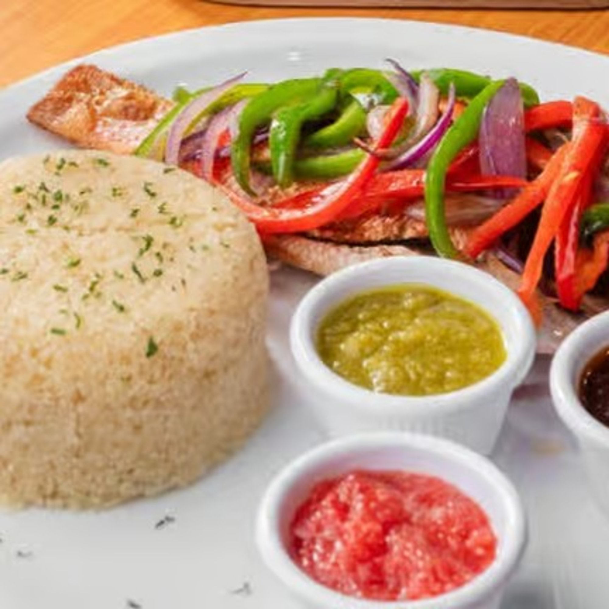 Red Snapper And Pepper Sauce