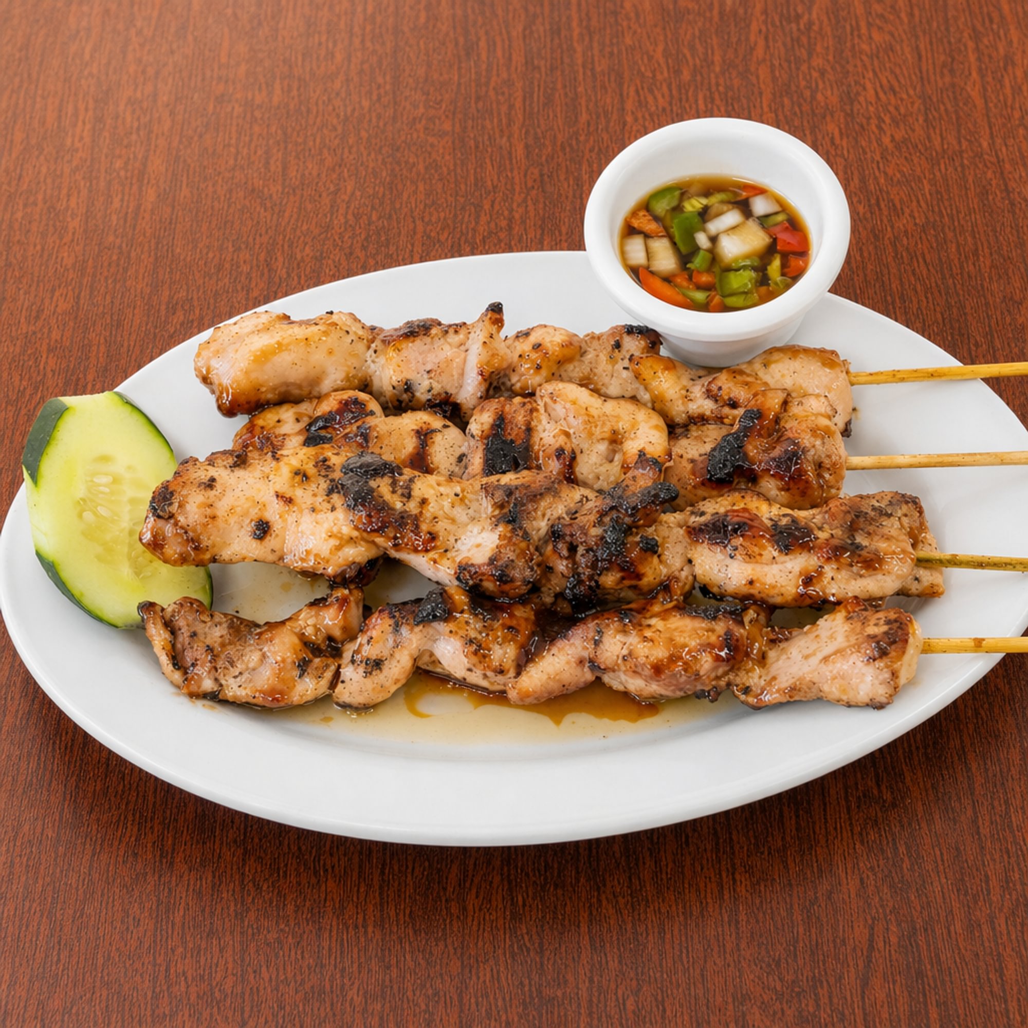 Pork/Chicken BBQ On Stick (4pcs)