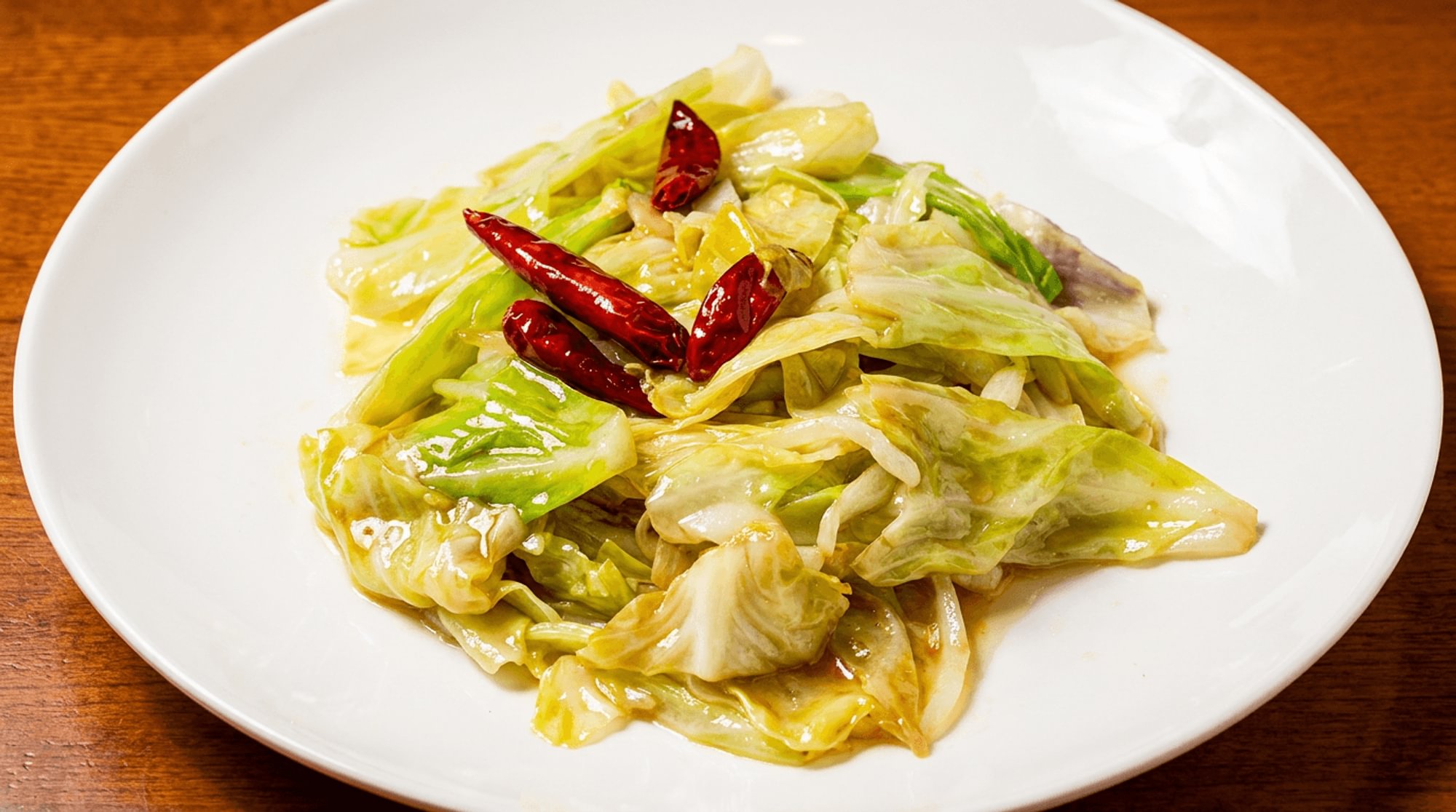 Chinese Cabbage w/ Dried Peppers