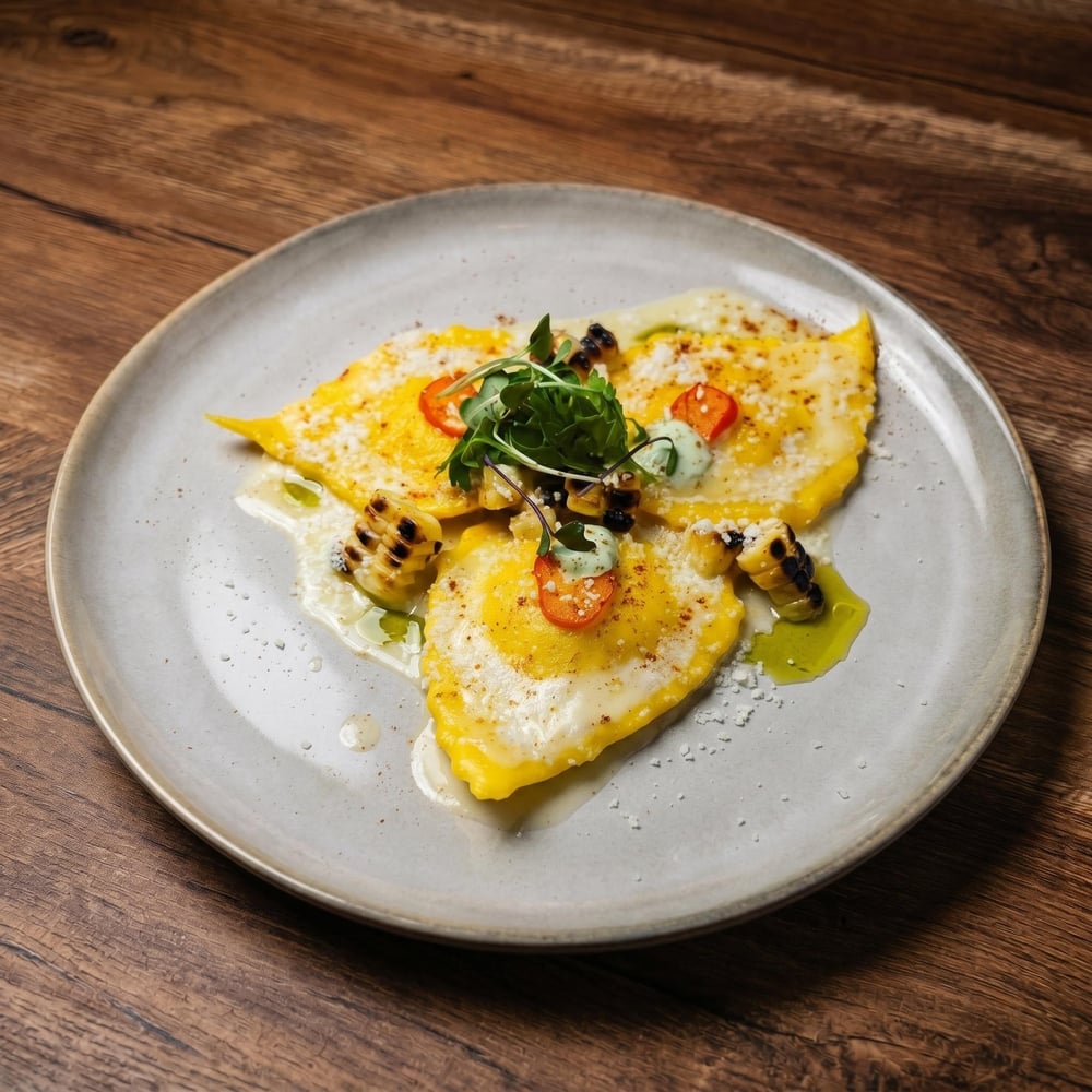 Street Corn Ravioli