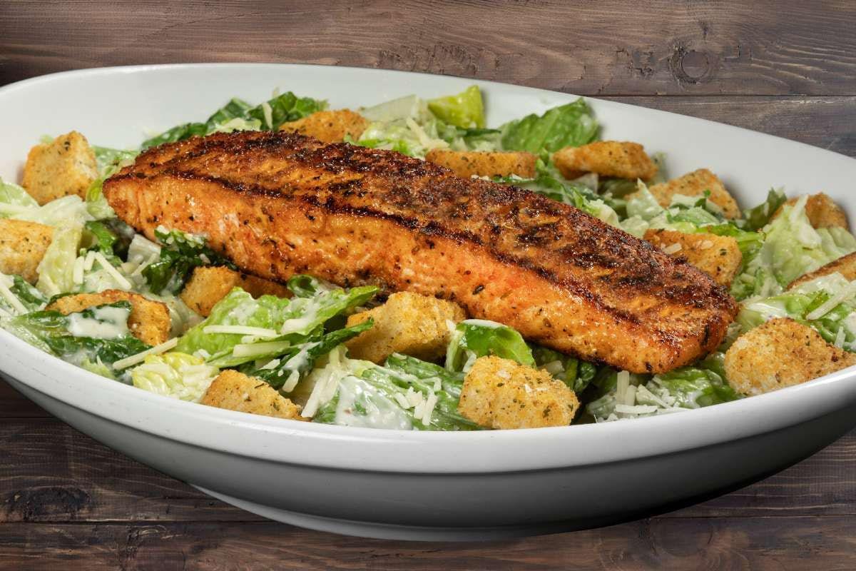 BLACKENED SALMON CAESAR SALAD
