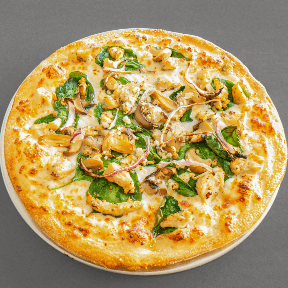 Chicken Alfredo Pizza