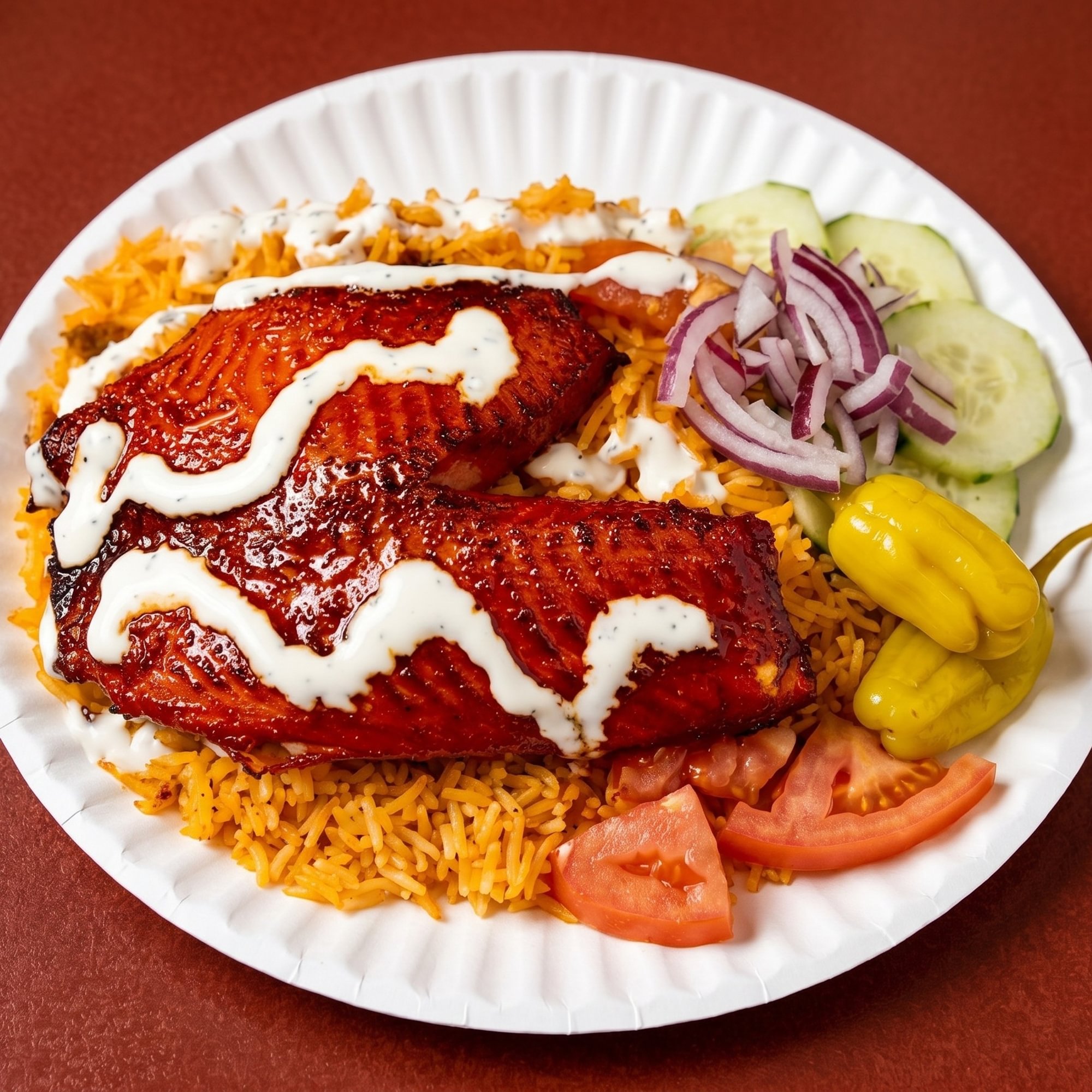 Tilapia Rice Platter