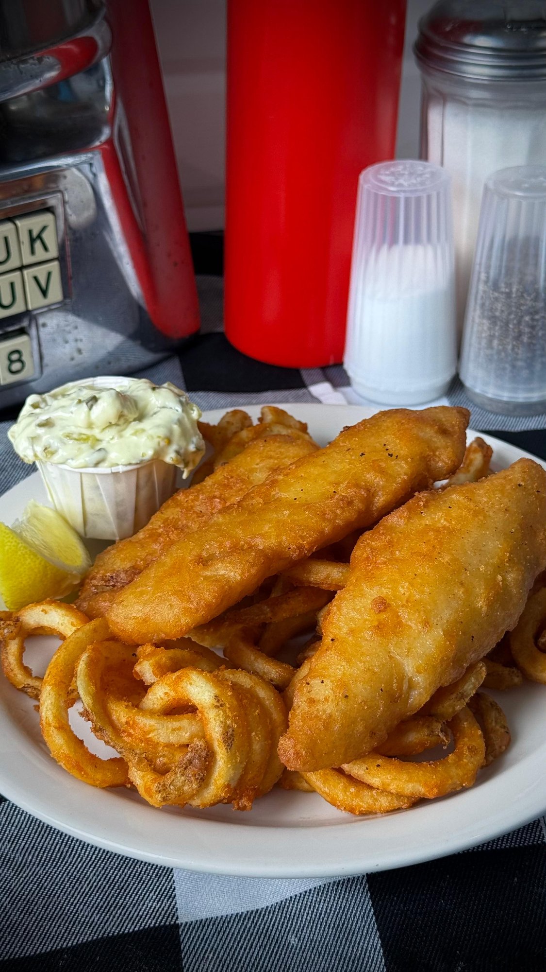 Battered Cod*