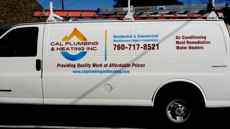 Cal Plumbing & Heating Van