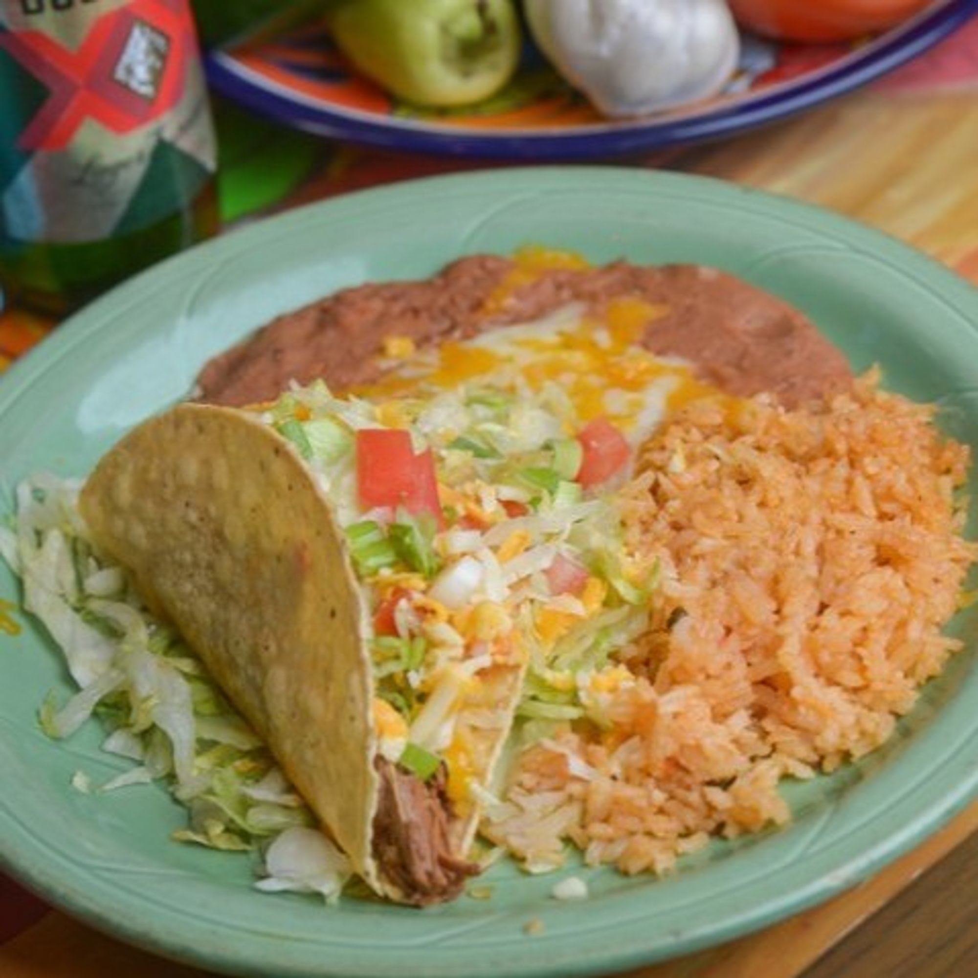Kid’s Taco, Rice and Beans