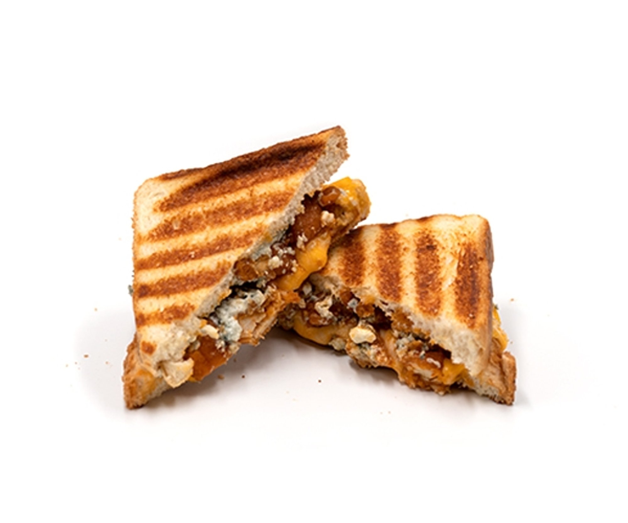 Buffalo Chicken & Blue Cheese Grilled Cheese