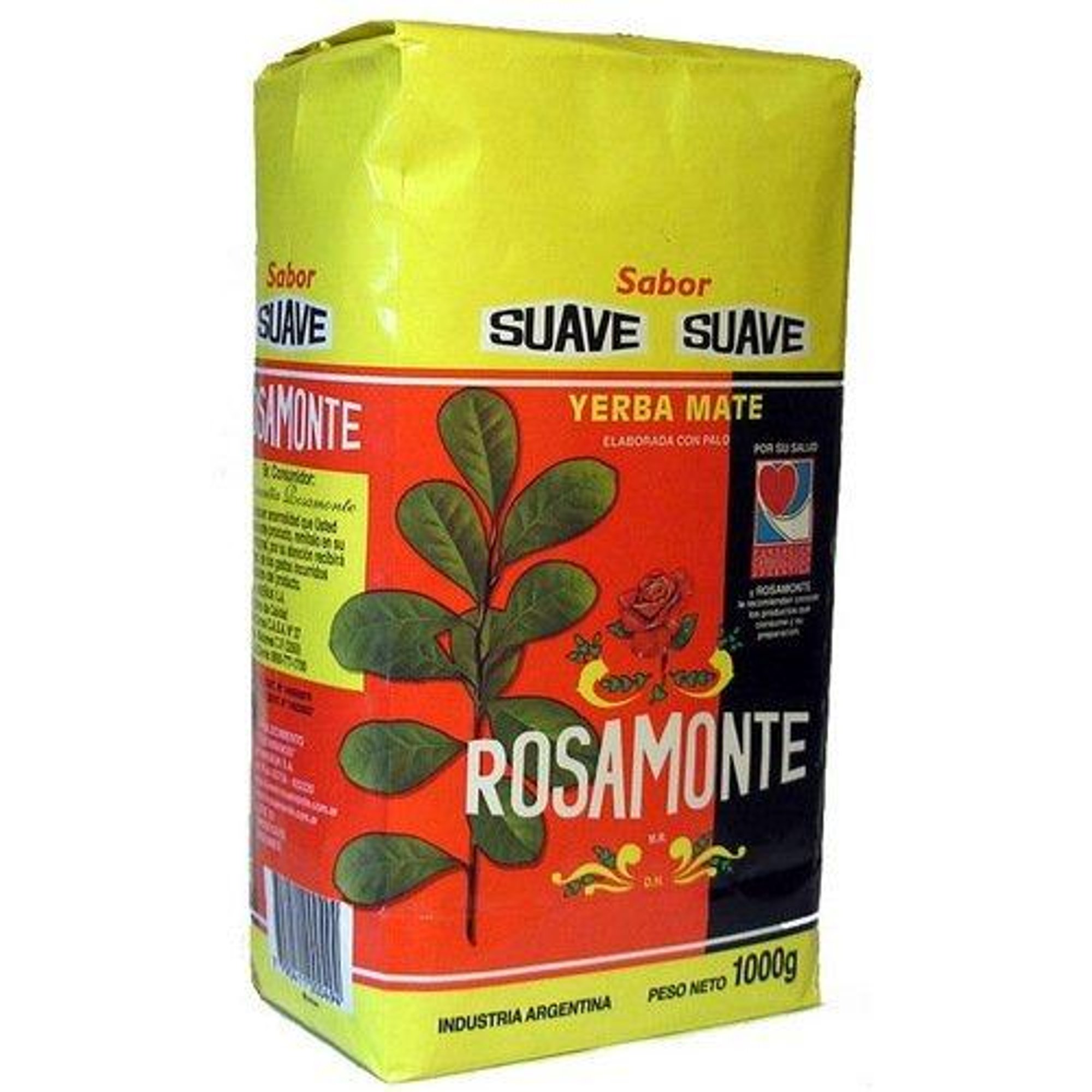 Yerba Mate Rosamonte Suave - 1 Bag of 2.2 Lbs