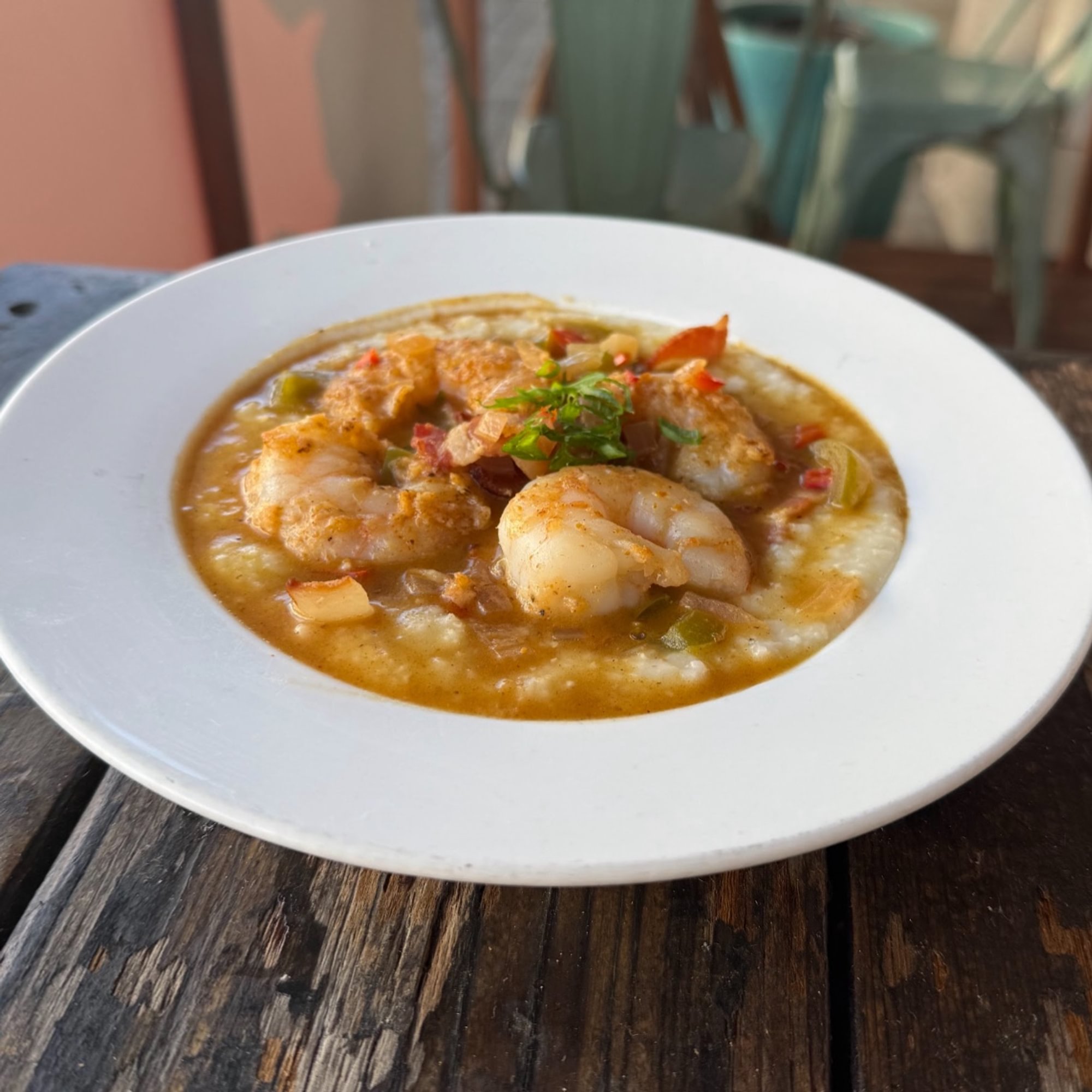 Shrimp & Grits Island Style
