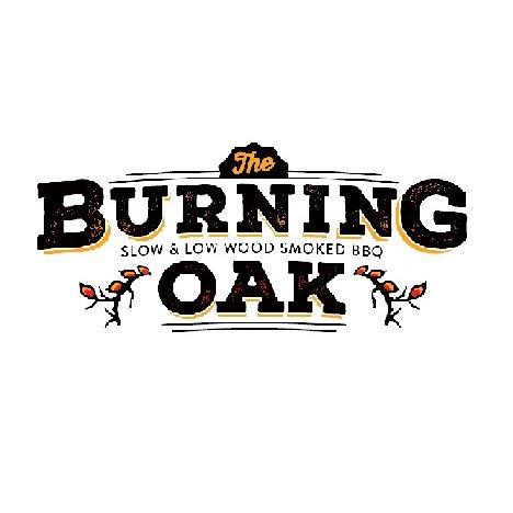The Burning Oak BBQ Logo