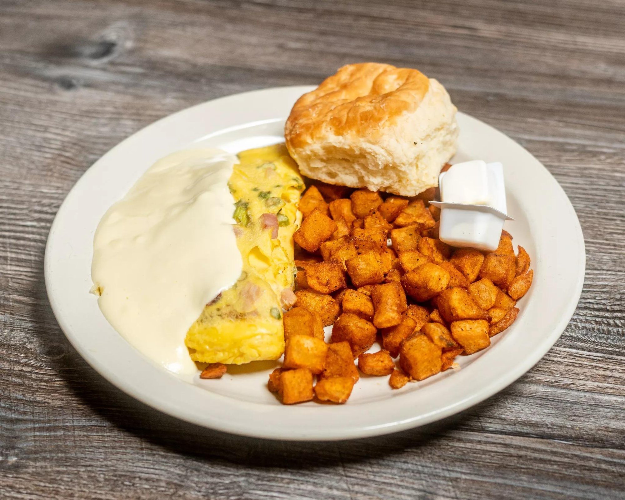 Ham Asparagus Omelet