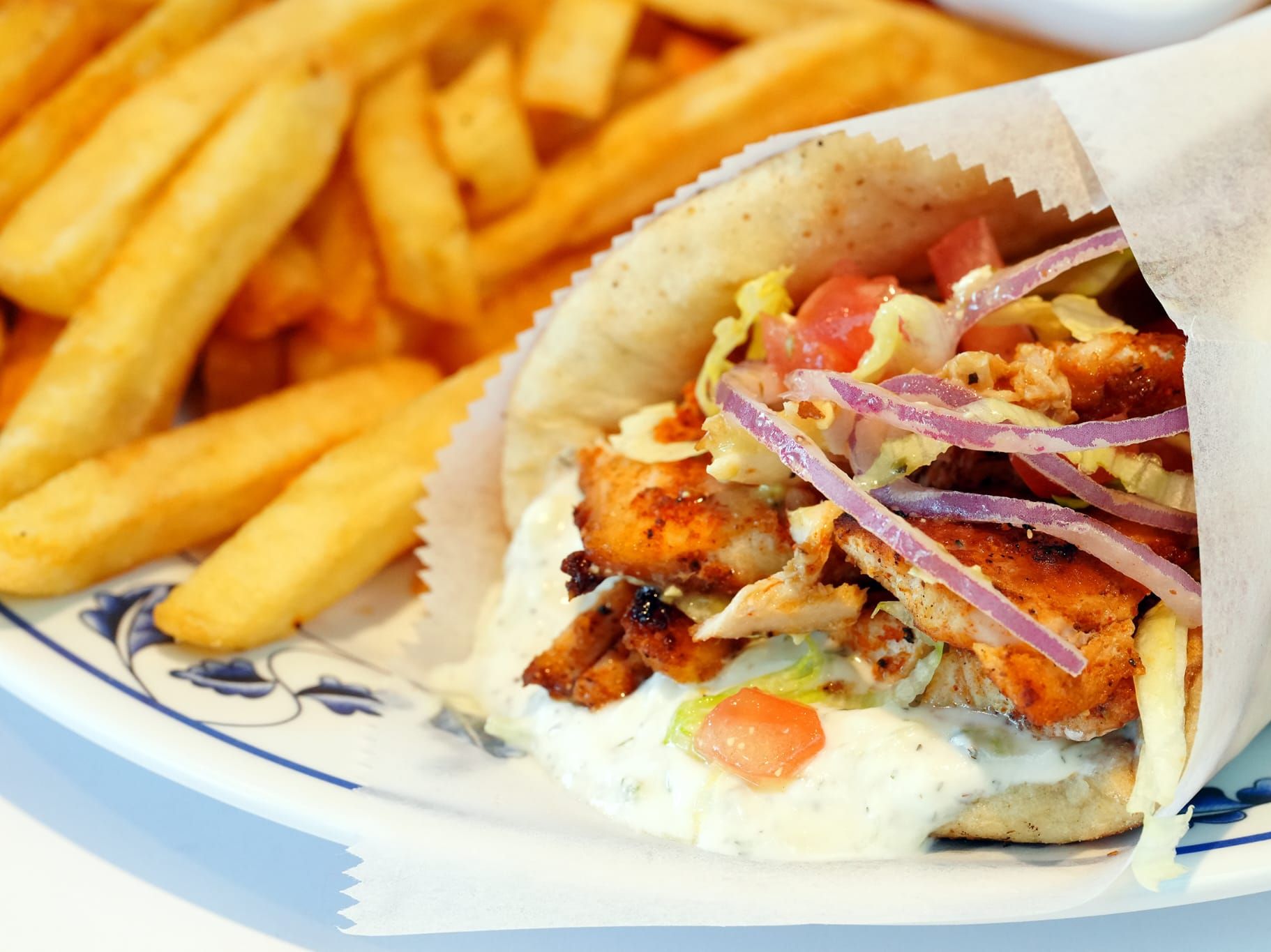 Salmon Pita