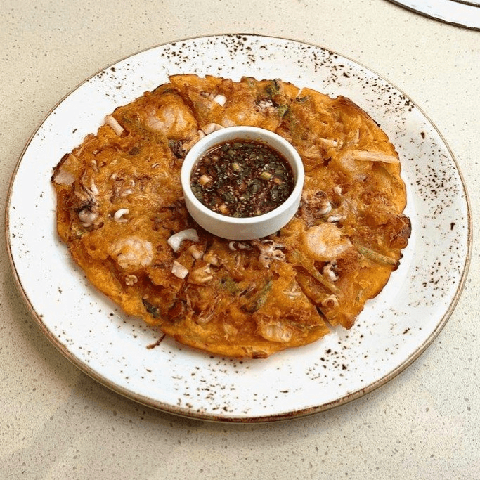 Korean Pancake - Seafood & Kimchi