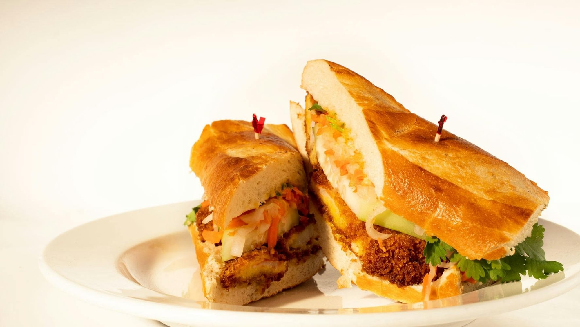 Vietnamese Shrimp Po' Boy Banh Mi