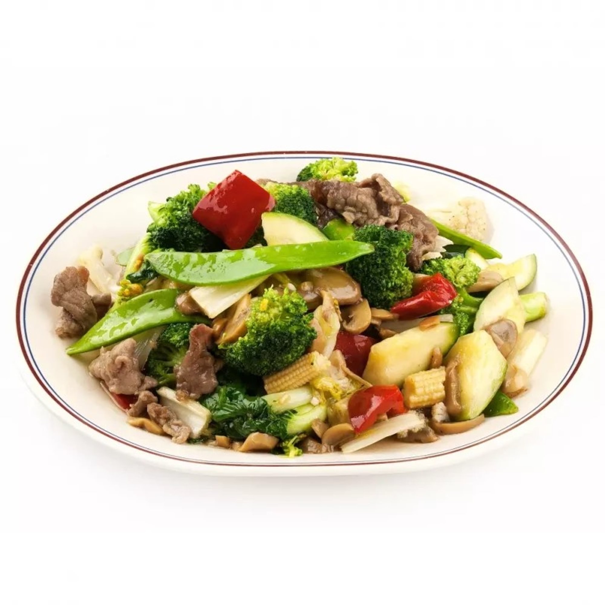 素菜牛 Beef with Assorted Vegetables