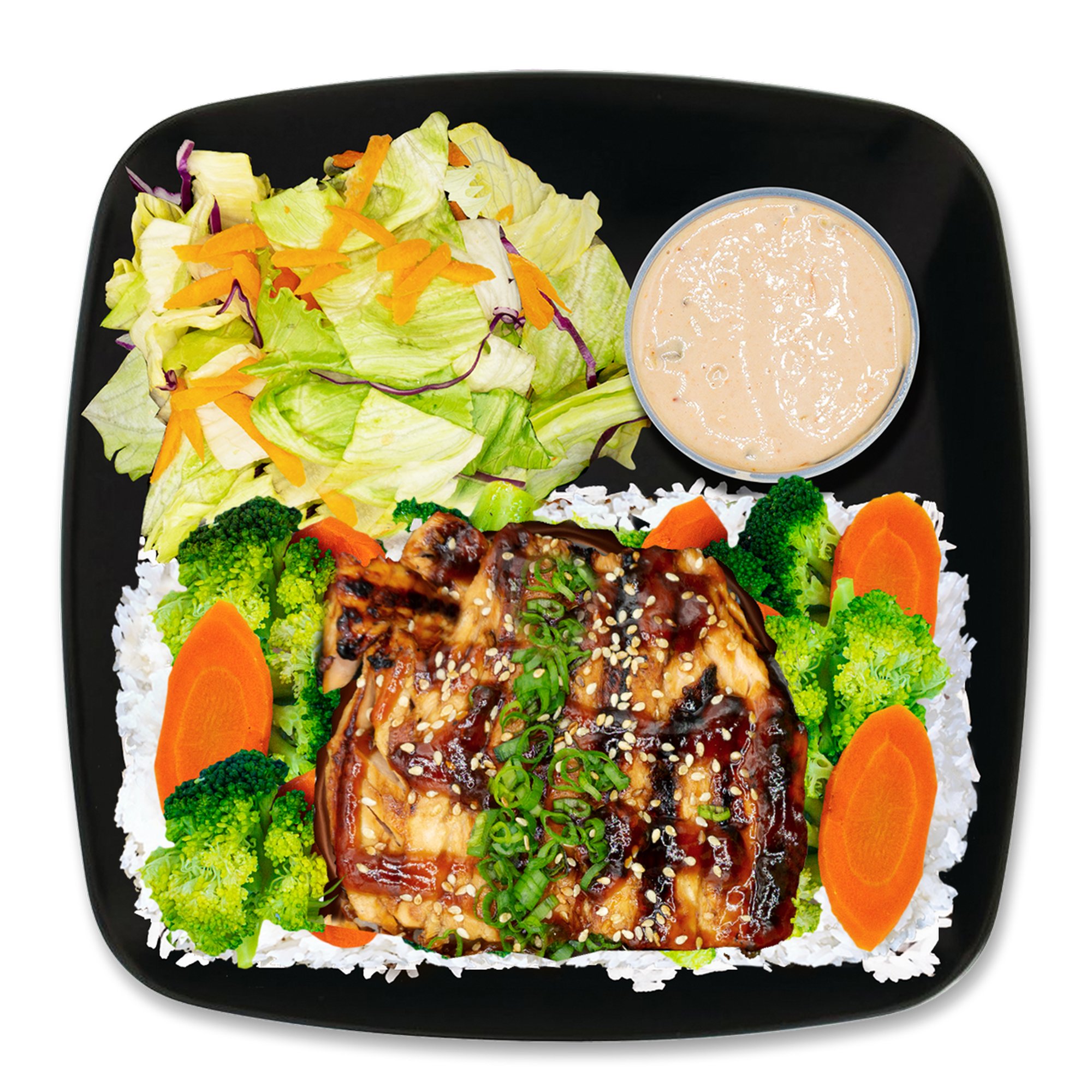 Grilled Salmon Teriyaki Plate