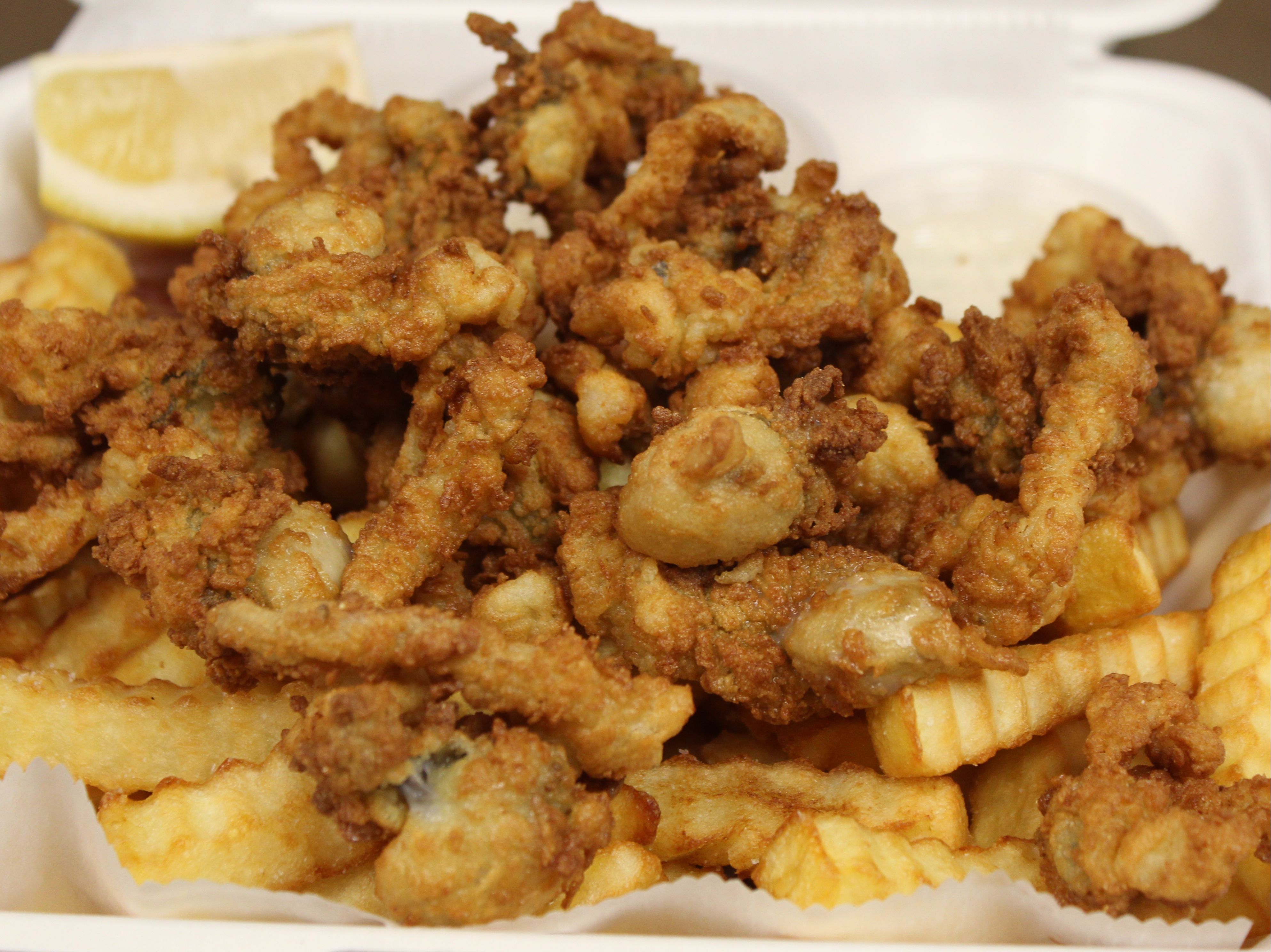 Whole Belly Clam Dinner
