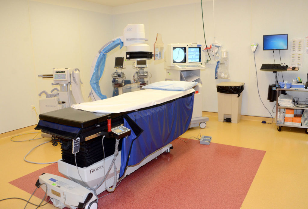 A surgery room at Azura Vascular Care South Philadelphia