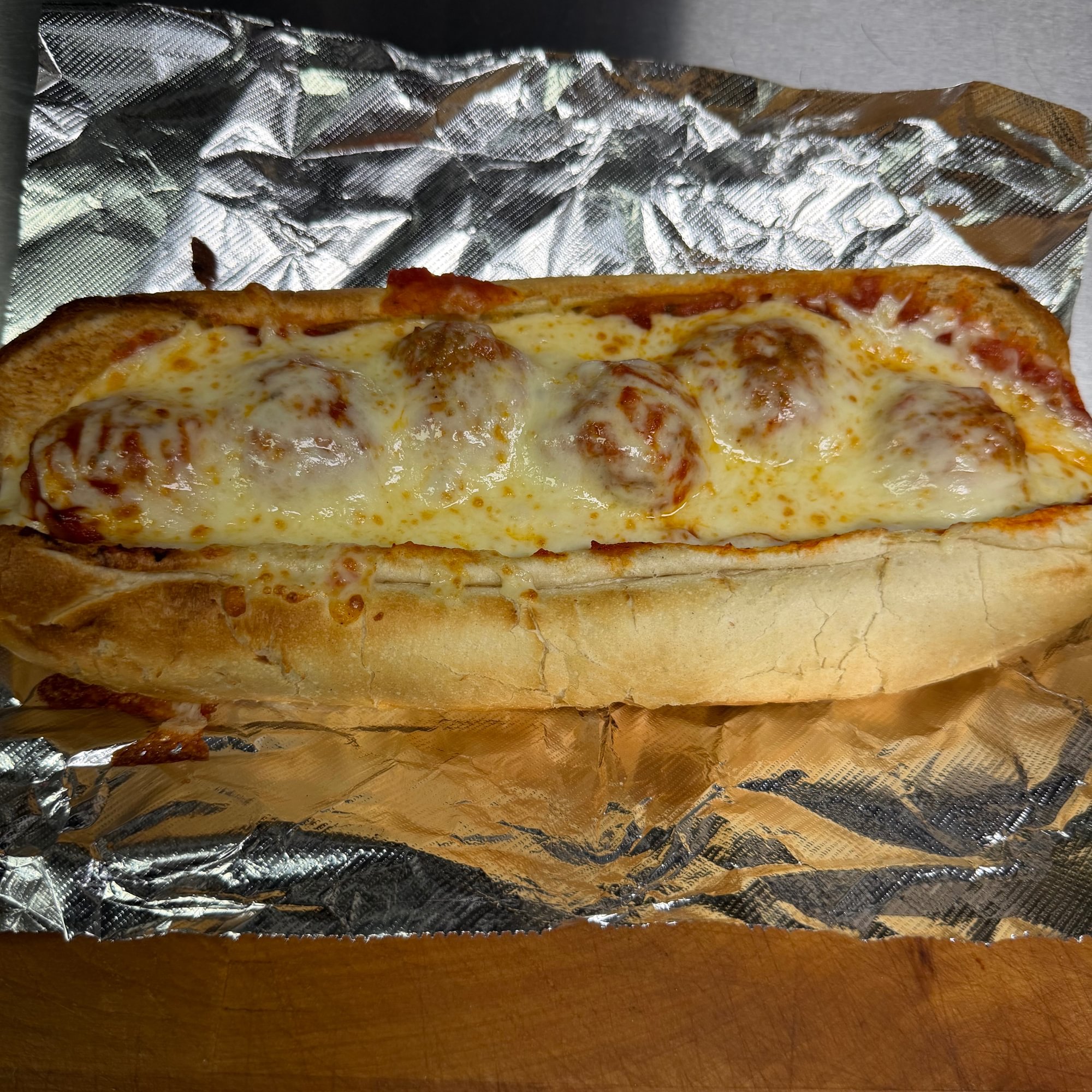 Meatball Parmesan Sub