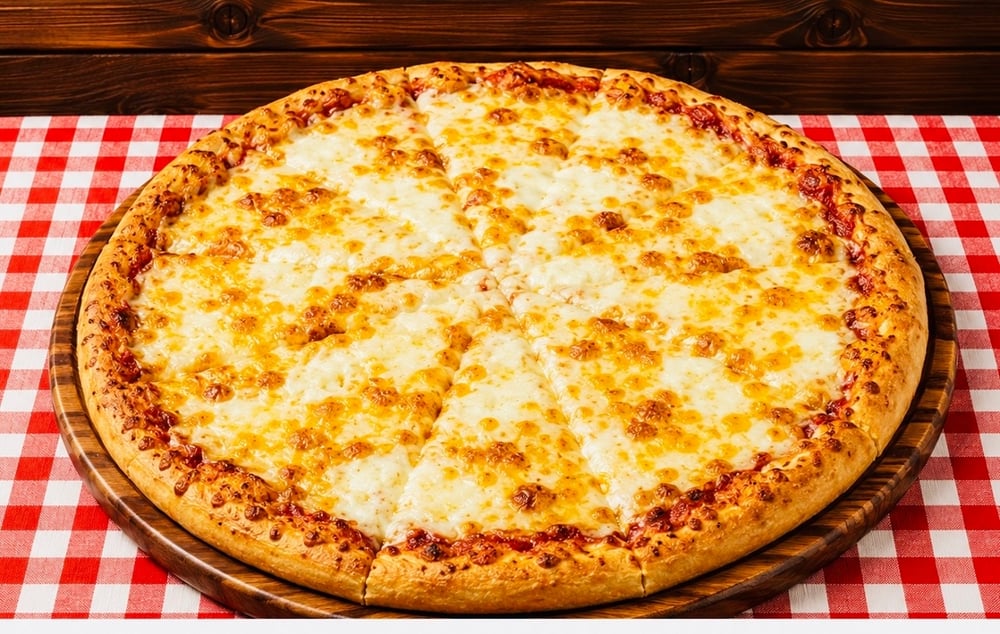 Large Four Cheese Pizza 14 (Greek Style)