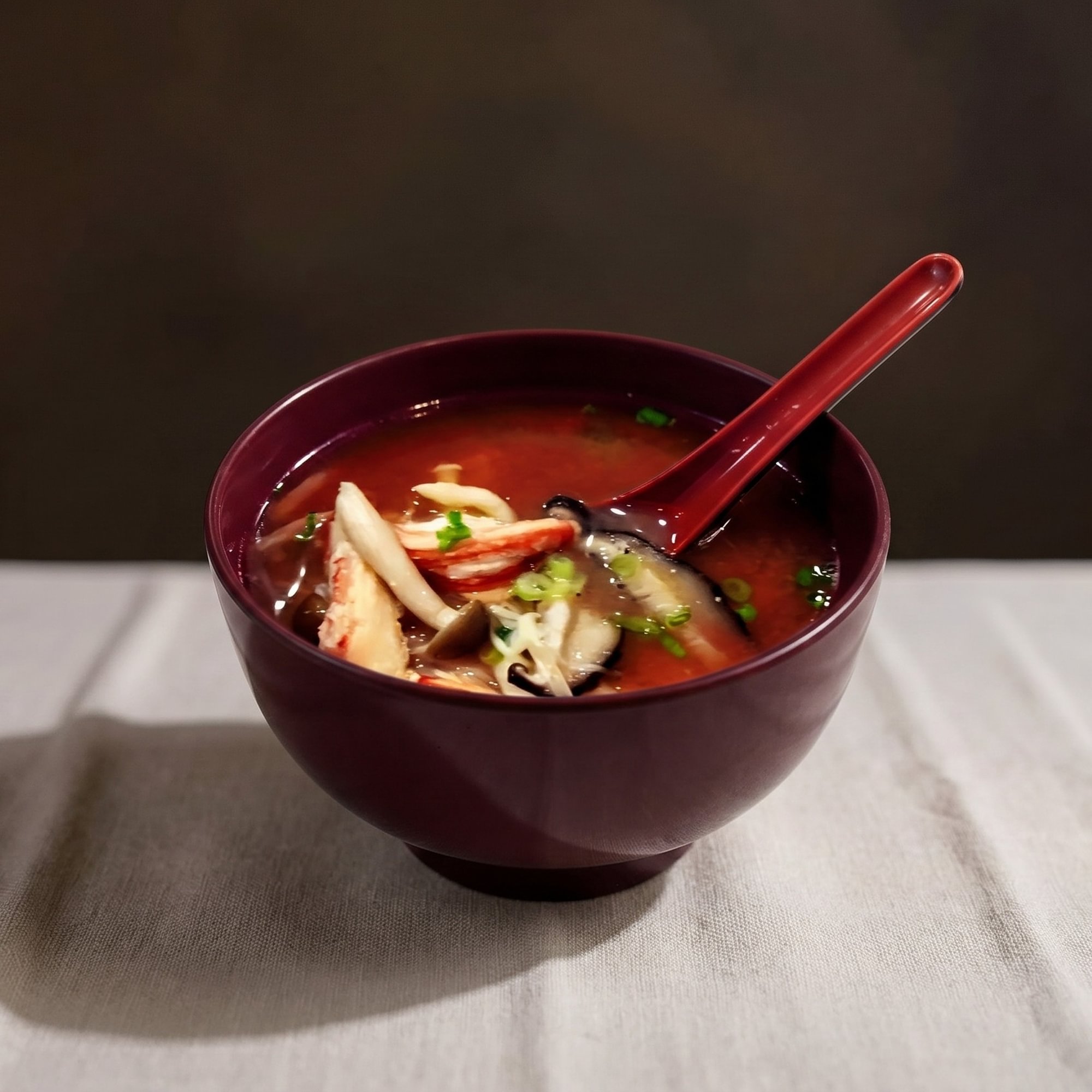 Snow Crab Mushroom Miso Soup (GF)
