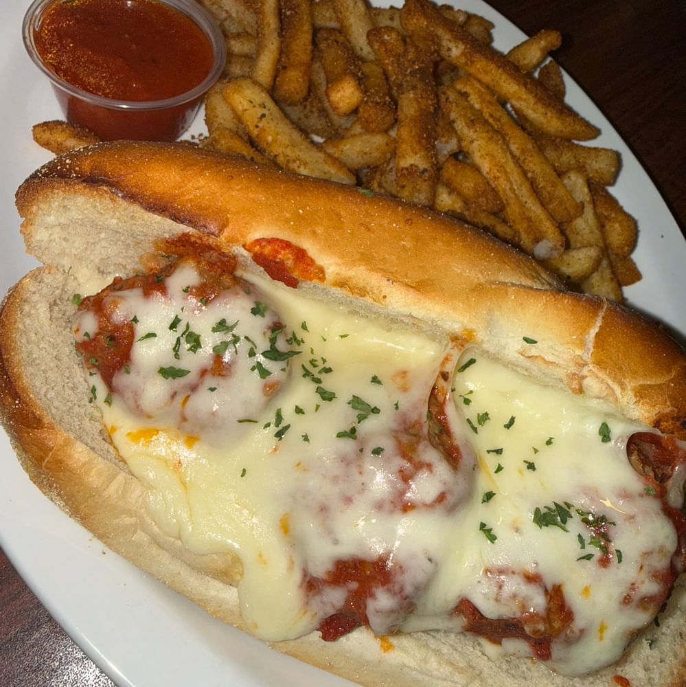 Meatball Submarine Sandwich
